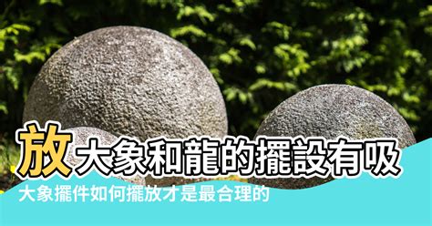 象風水|【象的風水擺放】放大象和龍的擺設有吸財作用 